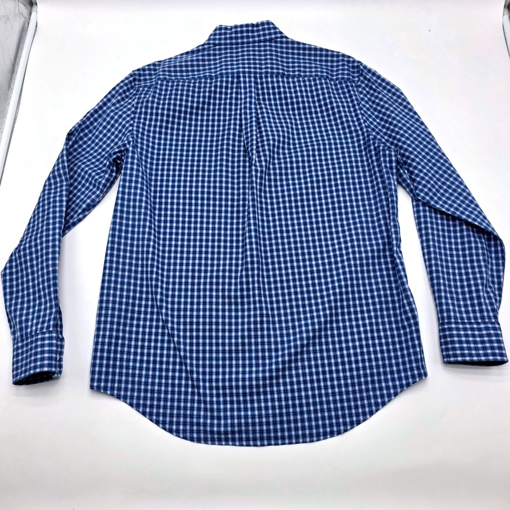 Vineyard Vines by Shep & Ian Classic Fit Tucker Blue White Check Shirt‎ Size M - Picture 3 of 10